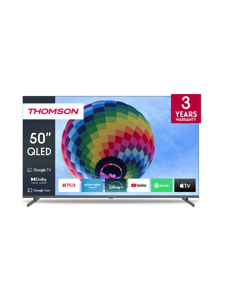 ტელევიზორი: Thomson 50QG4S14 50" 4K UHD Smart TV HDR 10 Wi-Fi Black