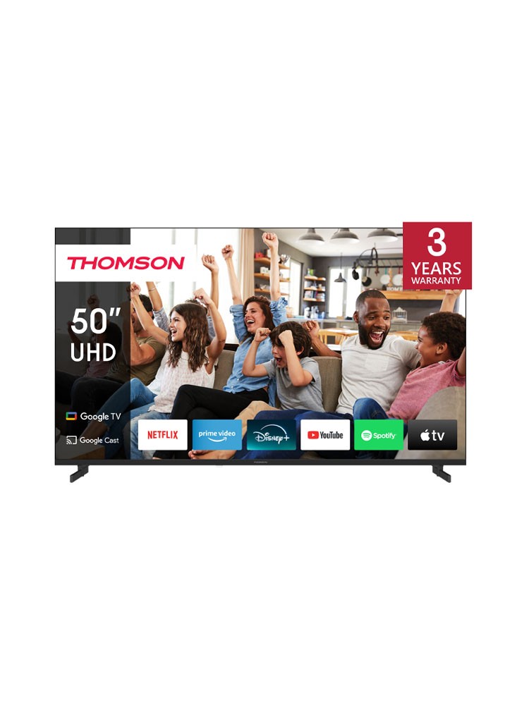 ტელევიზორი: Thomson 50UG4S14 50" 4K UHD Smart TV HDR 10 Wi-Fi Black