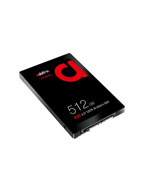 მყარი დისკი: Addlink S20 512GB SSD SATA III 6Gb/s 2.5" - 5127417528