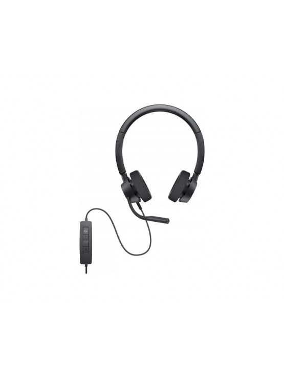 ყურსასმენი: Dell WH3022 Pro Wired Stereo Headset Black - 520-AATL