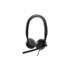 ყურსასმენი: Dell Pro WH3024 Wired Headset Black - 520-BBDH