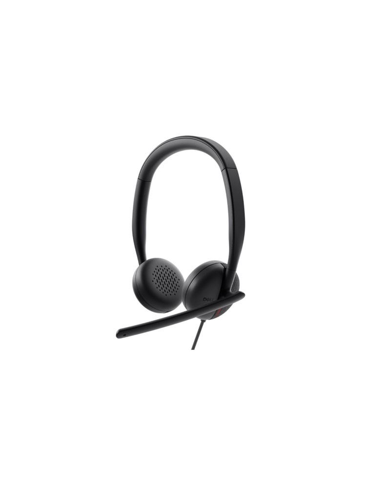 ყურსასმენი: Dell Pro WH3024 Wired Headset Black - 520-BBDH