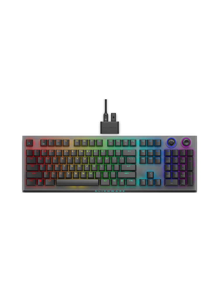 კლავიატურა: Dell Alienware AW920K Tri-Mode Wireless Gaming Keyboard Black - 545-BBFL
