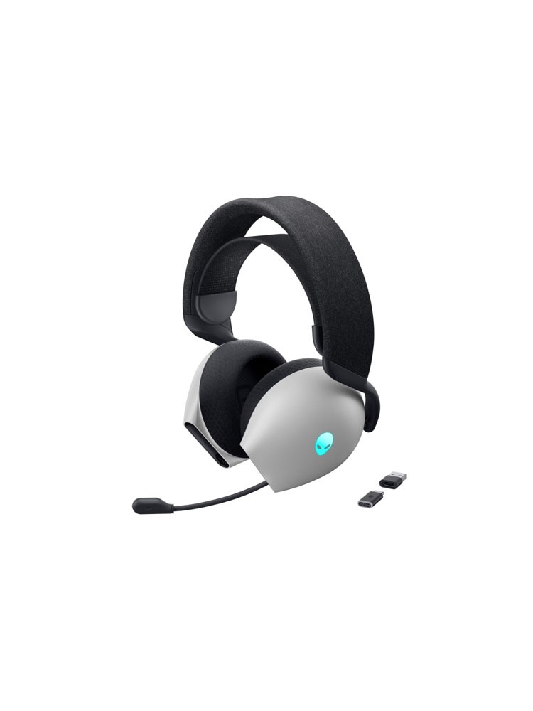 ყურსასმენი: Dell Alienware AW725H Tri-Mode Wireless Gaming Headset Lunar Light - 545-BBFV
