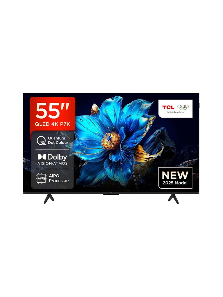 ტელევიზორი: TCL 55P7K 55" 4K UHD Smart TV HDR 10+ Wi-Fi Black