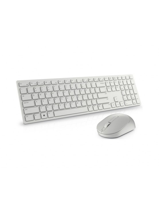 კლავიატურა-მაუსი: Dell Pro KM5221W Wireless Keyboard and Mouse White - 580-AKFB