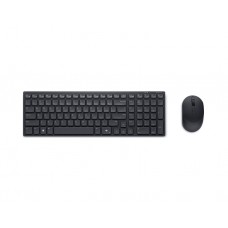 კლავიატურა-მაუსი: Dell Pro KM555 Compact Silent Keyboard and Mouse Black - 580-BBVZ
