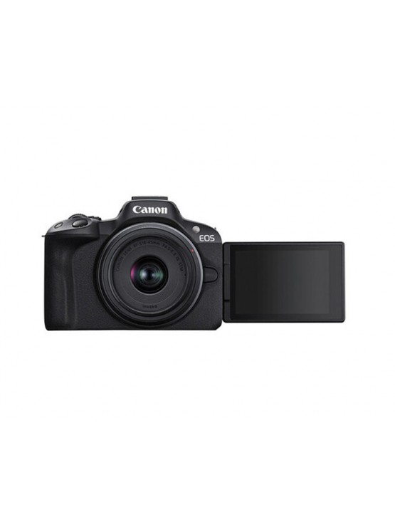 ფოტოაპარატი: Canon EOS R50 RFS 18-45mm Black - 5811C033AA