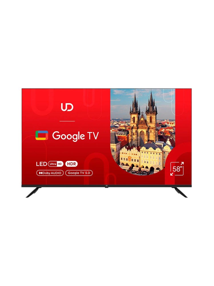 ტელევიზორი: UDTV 58GUC5210 58" 4K UHD Smart TV HDR Wi-Fi Black