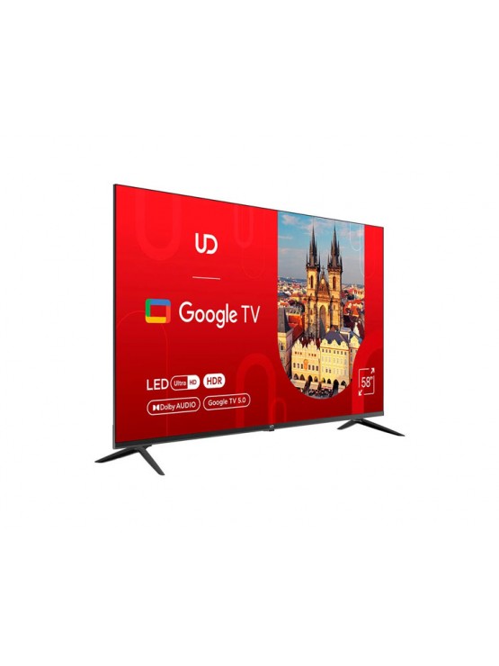 ტელევიზორი: UDTV 58GUC5210 58" 4K UHD Smart TV HDR Wi-Fi Black