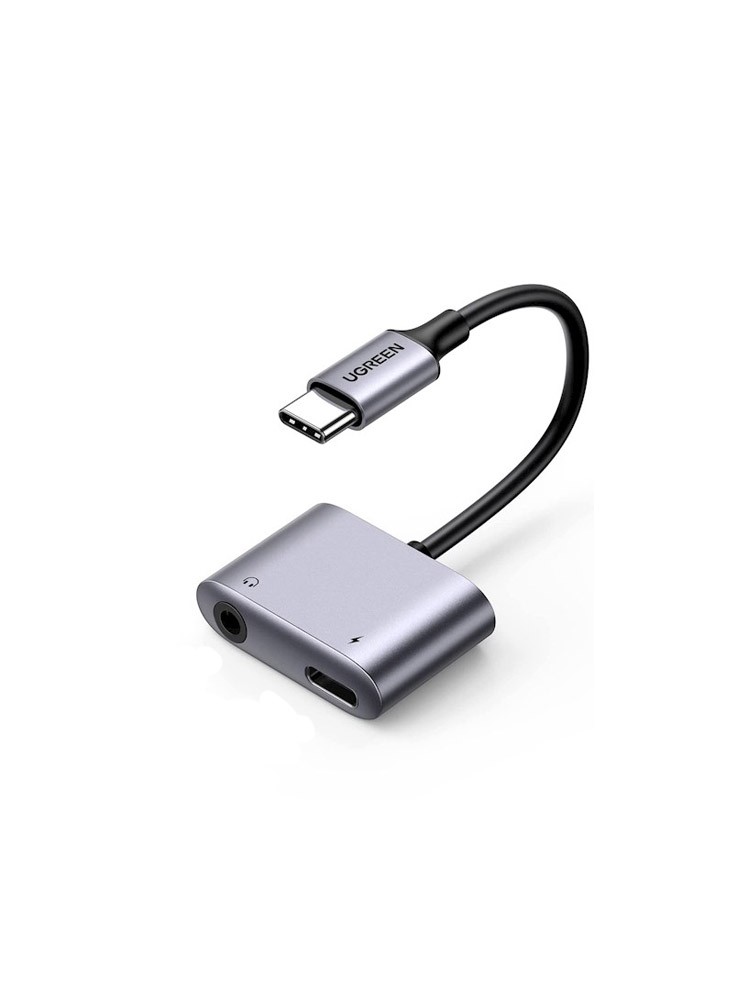 აუდიო ადაპტერი: UGREEN CM231Type-c USB-C to 3.5mm Audio Adapter Silver - 60164