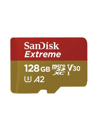 მეხსიერების ბარათი: SanDisk 128GB Extreme PLUS UHS-I microSDXC Memory Card - 619659170714