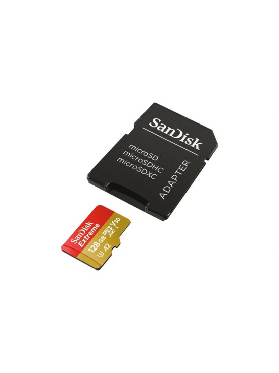 მეხსიერების ბარათი: SanDisk 128GB Extreme PLUS UHS-I microSDXC Memory Card - 619659170714