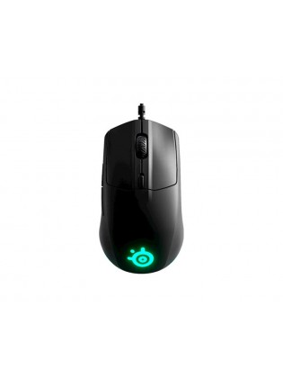 მაუსი: SteelSeries 62513_SS Rival 3 Wired Optical Gaming Mouse RGB Black