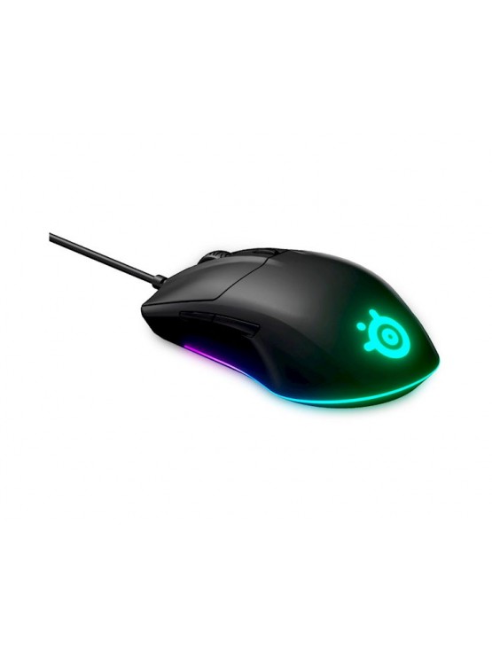 მაუსი: SteelSeries 62513_SS Rival 3 Wired Optical Gaming Mouse RGB Black