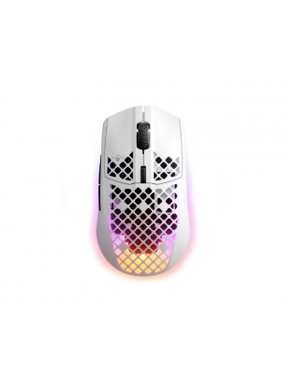 მაუსი: SteelSeries 62608_SS Aerox 3 Wireless USB BT Gaming Mouse Snow White