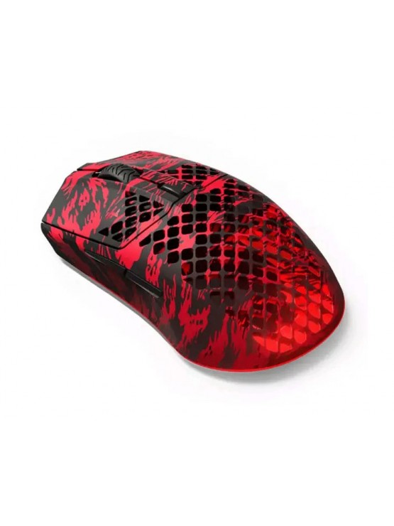 მაუსი: SteelSeries 62609_SS Aerox 3 Faze Clan Edition Wireless Gaming Mouse Black/Red