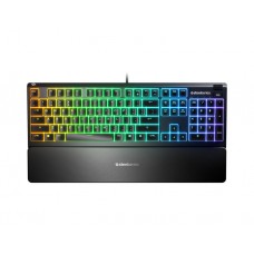 კლავიატურა: SteelSeries 64795_SS Apex 3 US RGB Gaming Keyboard Black