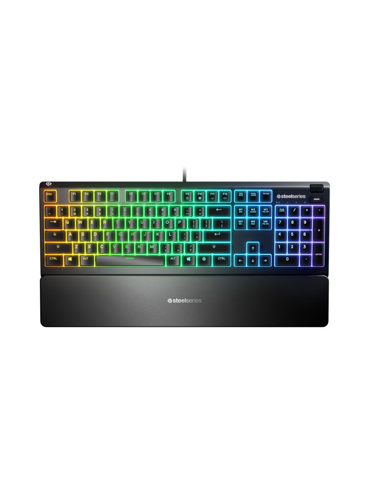 კლავიატურა: SteelSeries 64795_SS Apex 3 US RGB Gaming Keyboard Black