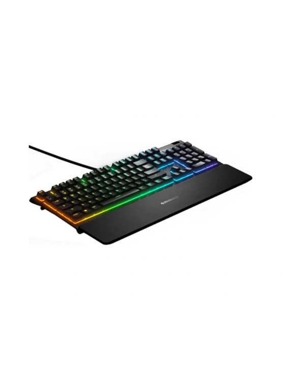 კლავიატურა: SteelSeries 64805_SS Apex 3 Whisper-Quiet Wired RGB Gaming Keyboard Black