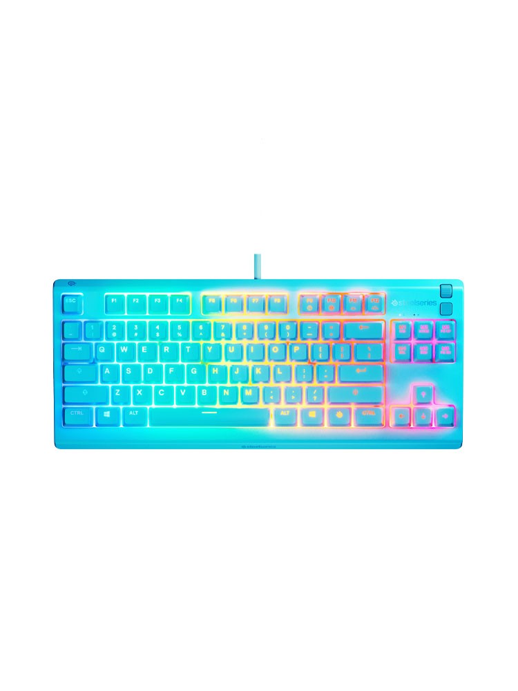 კლავიატურა: SteelSeries 64933_SS Apex 3 TKL Membrane Keyboard Aqua
