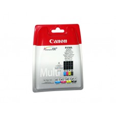 მელანი: Canon CLI-451 BK/C/M/Y Ink Cartridge Multipack - 6524B004AA