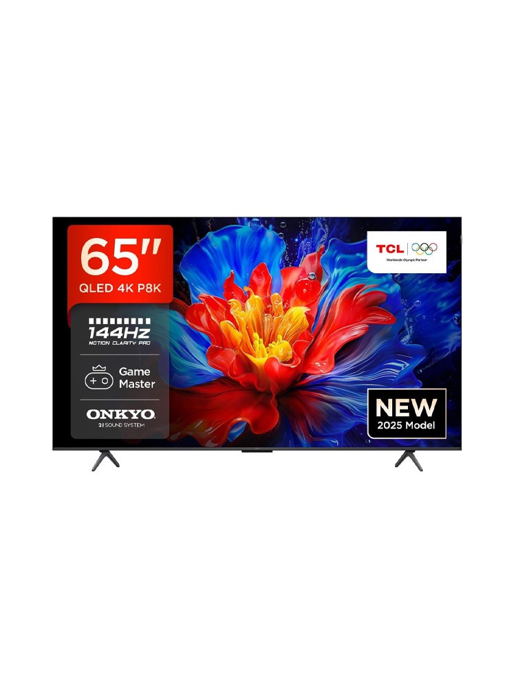 ტელევიზორი: TCL 65P8K 65" 4K UHD Smart TV HDR Wi-Fi Black (2026)