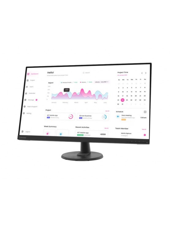 მონიტორი: Lenovo D32-40 31.5" FHD VA 4ms HDMI DP - 66FCGAC2EU