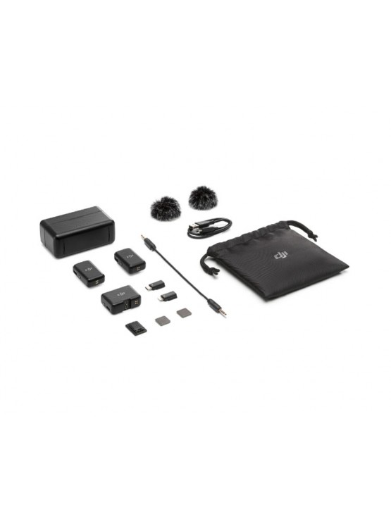 მიკროფონი: DJI Mic 2 2TX+1RX With Charging Case Black - 6941565971364