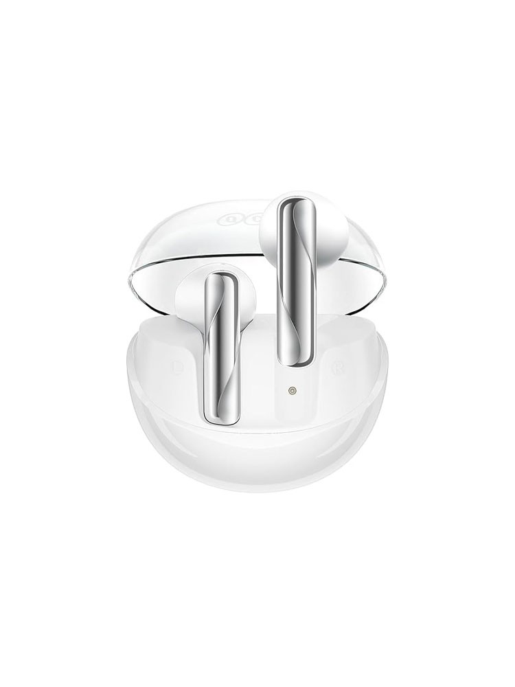 ყურსასმენი: QCY Ailypods Clear Wireless Headphones White - 6957141408926