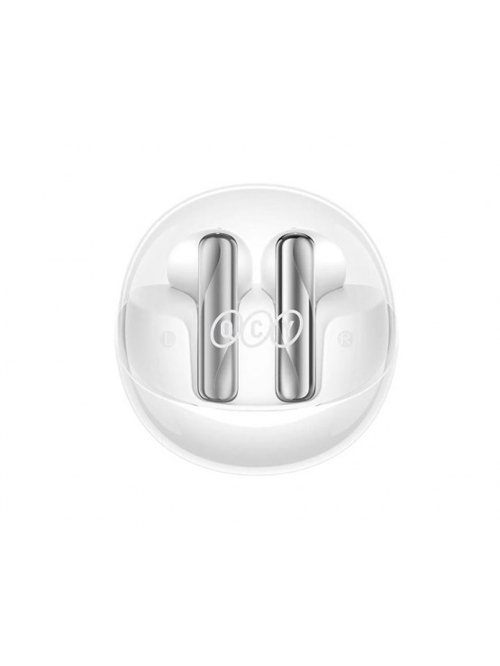 ყურსასმენი: QCY Ailypods Clear Wireless Headphones White - 6957141408926