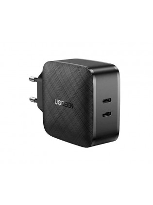 დამტენი: UGREEN CD216 Type-c Charger 66W USB-C Black