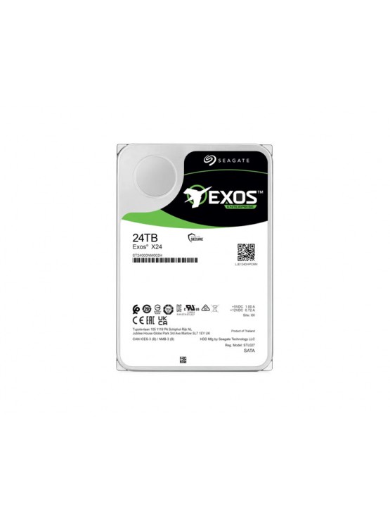 მყარი დისკი: Seagate Exos Enterprise X24 ST24000NM002H 24TB 3.5 HDD SATA 6Gb/s