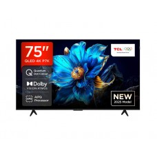 ტელევიზორი: TCL 75P7K 75" 4K UHD Smart TV HDR 10+ Wi-Fi Black (2026)