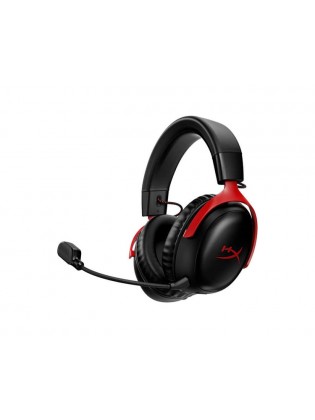 ყურსასმენი: HyperX Cloud III Wireless Gaming Headset Black/Red - 77Z46AA