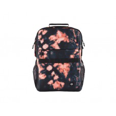 ნოუთბუქის ჩანთა: HP Campus 16" XL Tie Dye Backpack Black/Orange - 7J593AA