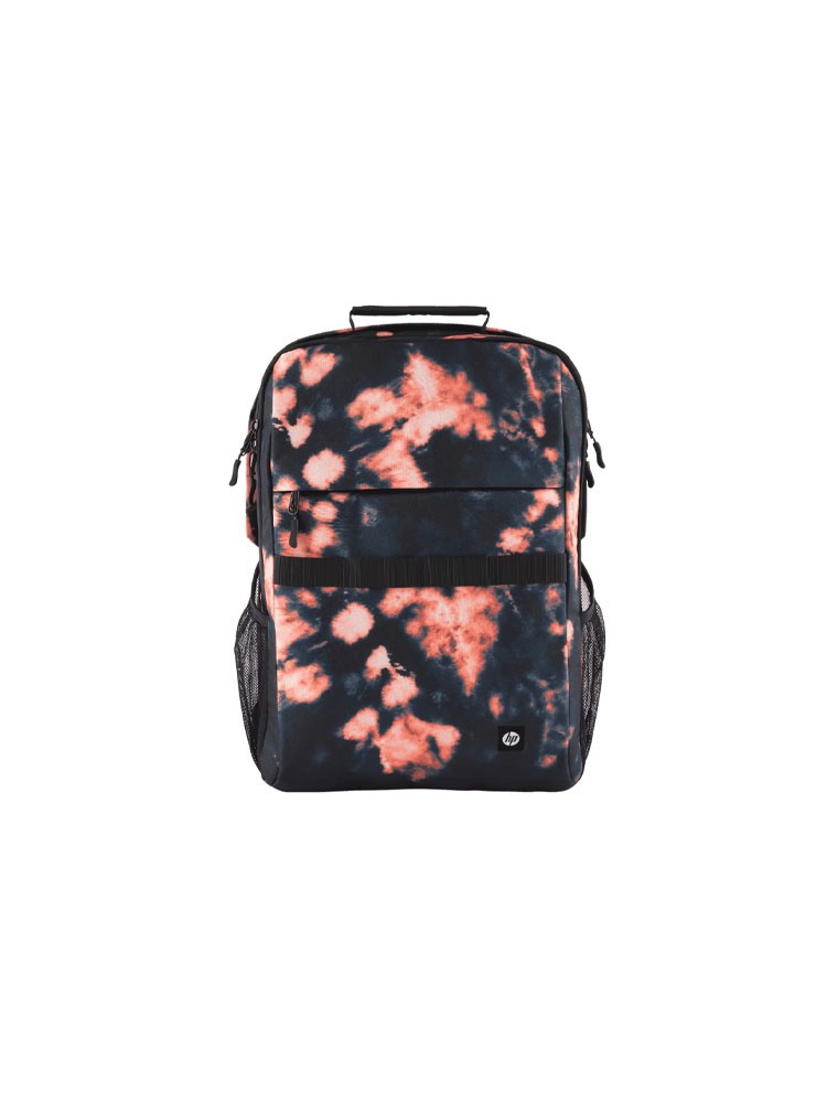 ნოუთბუქის ჩანთა: HP Campus 16" XL Tie Dye Backpack Black/Orange - 7J593AA