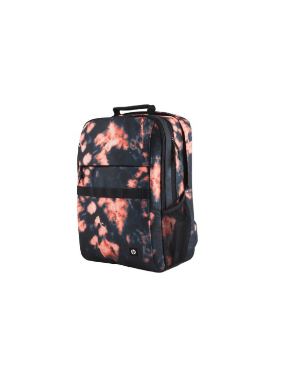 ნოუთბუქის ჩანთა: HP Campus 16" XL Tie Dye Backpack Black/Orange - 7J593AA