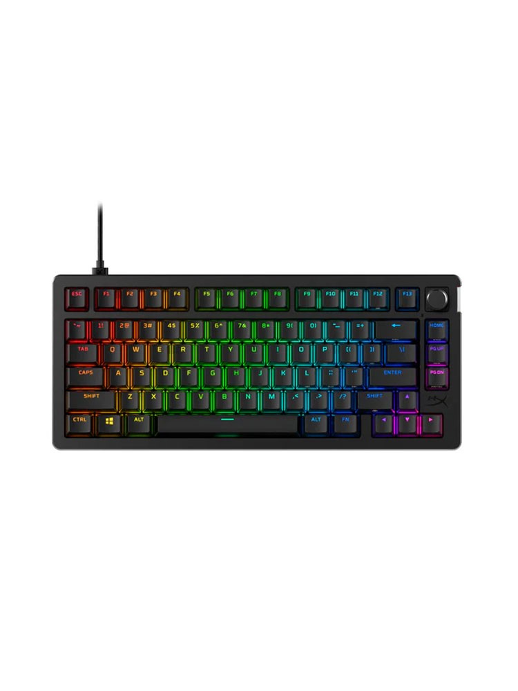 კლავიატურა: HyperX Alloy Rise 75 Mechanical RGB Gaming Keyboard Black - 7G7A4AA