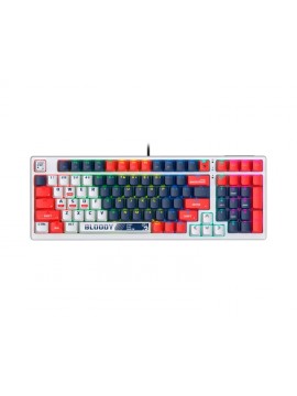 კლავიატურა: A4tech Bloody S98 RGB Mechanical Gaming Keyboard Red Switch US Layout Sports Navy