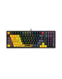 კლავიატურა: A4tech Bloody S98 RGB Mechanical Gaming Keyboard Red Switch US Layout Sports Lime