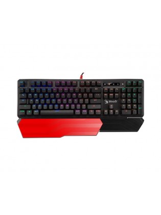 კლავიატურა: A4tech Bloody B975 LIGHT STRIKE RGB Mechanical Gaming Keyboard Brown Switch US Layout Black