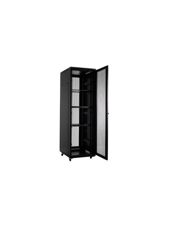 რეკი: LE ND6042 - 42U 600x1000 Cabinet with Front and Back Perforated Doors