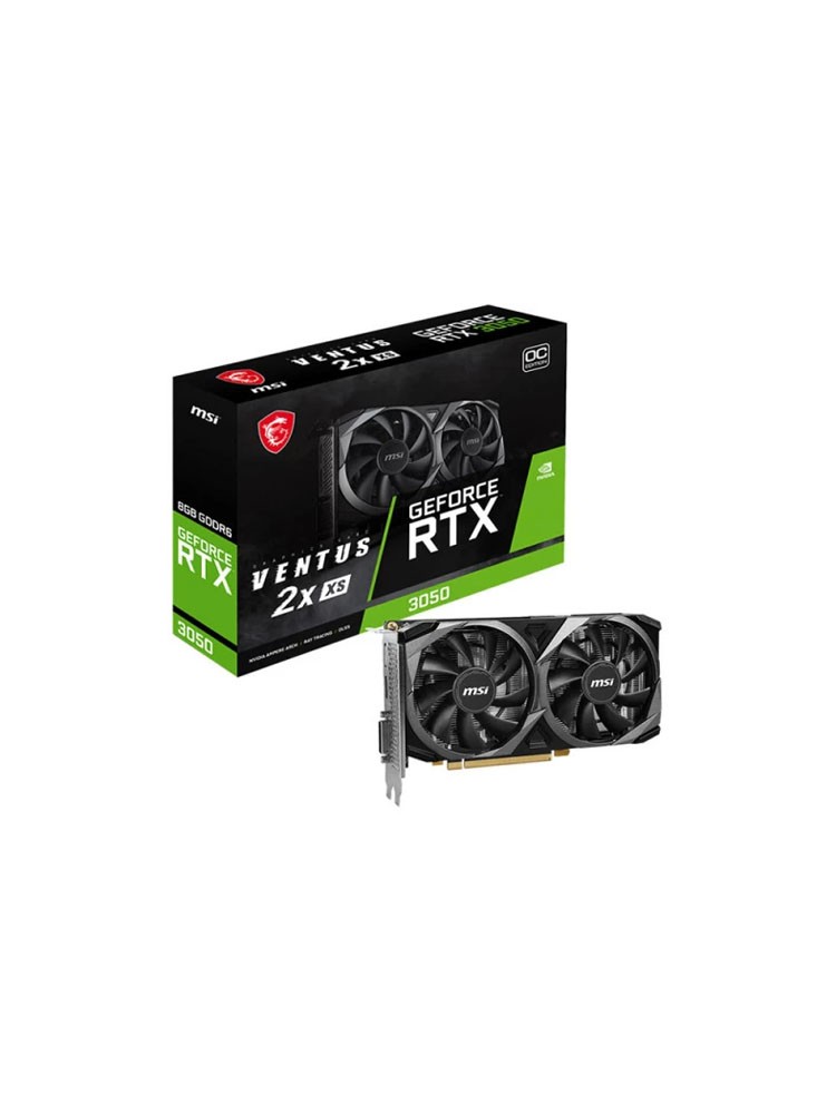 ვიდეო დაფა: MSI GeForce RTX3050 VENTUS 2X XS 8G OC 8GB 128-bit GDDR6