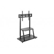 ტელევიზორის სადგამი: Gembird TVS-100F-01 TV floor stand with caster wheels 37"-100"