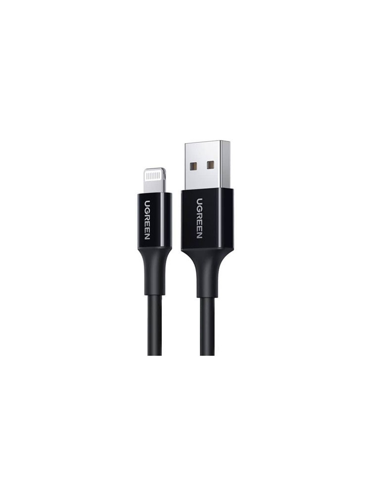 კაბელი: UGREEN US155 USB to Lightning Cable 1m Black - 80822