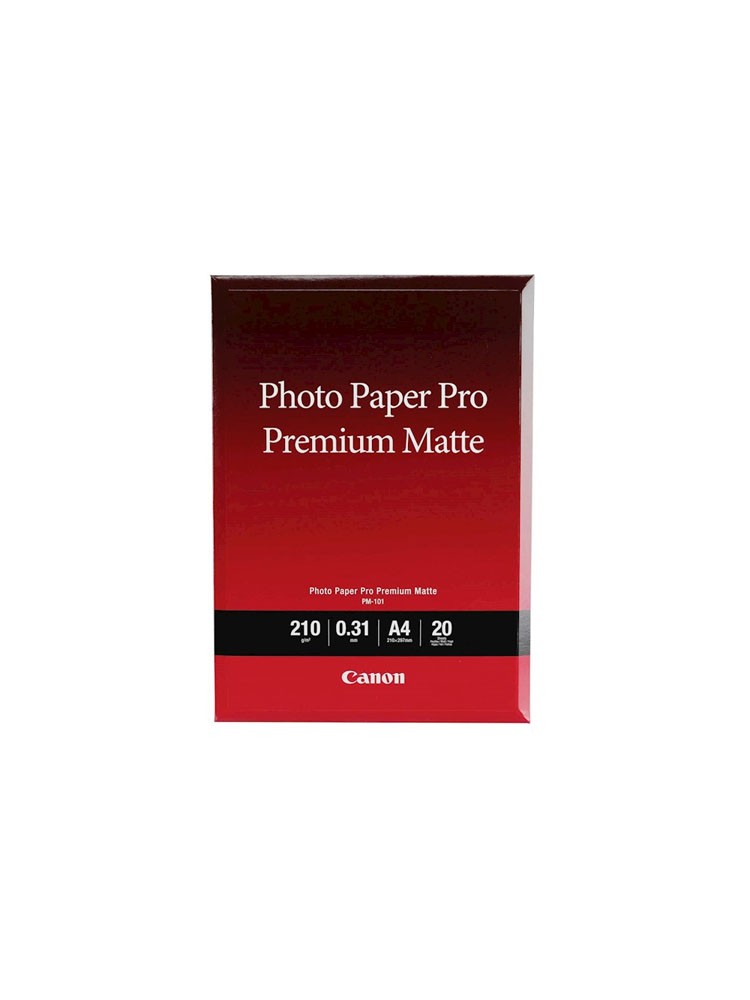 ფოტოქაღალდი: Canon PM-101 A4 Premium Matte Photo Paper - 8657B005AA