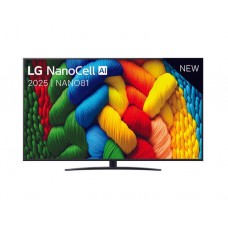 ტელევიზორი: LG 86NANO81A6A.AMCN 86" 4K UHD Smart TV HDR 10 Wi-Fi Black