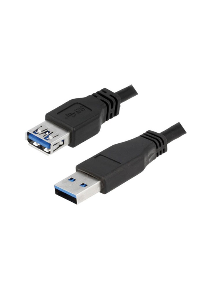 კაბელი: Logilink CU0041 USB Cable USB 3.0 AM to AF black 1M