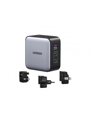 დამტენი: UGREEN CD296 65W USB USB-C Gray - 90409